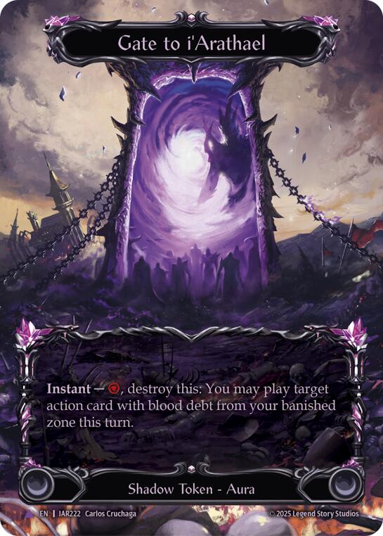 Gate to i'Arathael (Marvel) [IAR222-MV] (Omens of the Third Age)  Cold Foil | Card Citadel