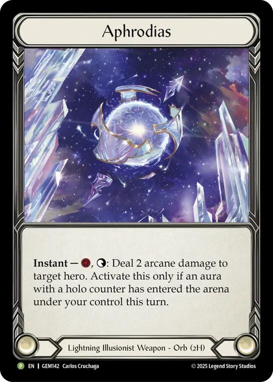 Aphrodias [GEM142-CF] (Gem Pack 5)  Cold Foil | Card Citadel