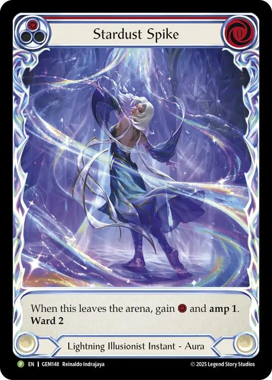 Stardust Spike (Red) [GEM148-CF] (Gem Pack 5)  Cold Foil | Card Citadel