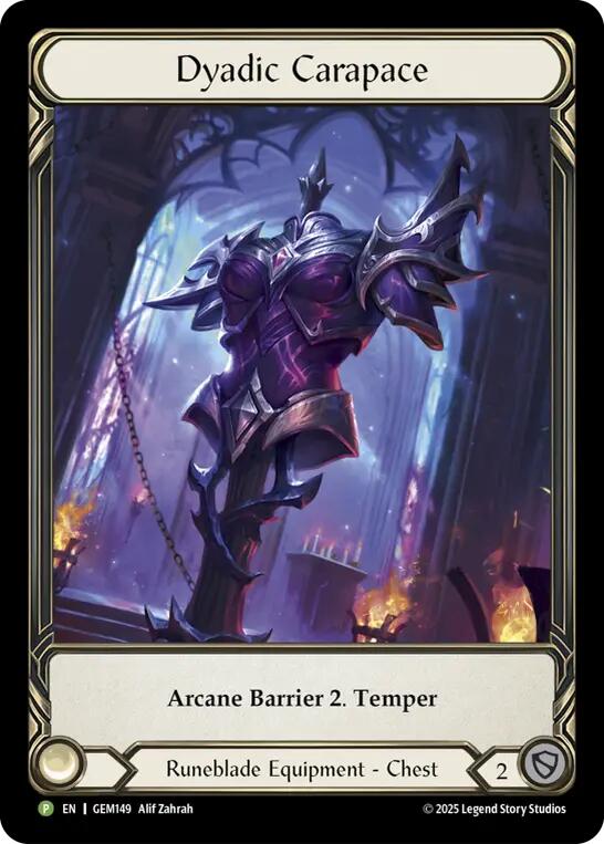 Dyadic Carapace [GEM149-RF] (Gem Pack 5)  Rainbow Foil | Card Citadel