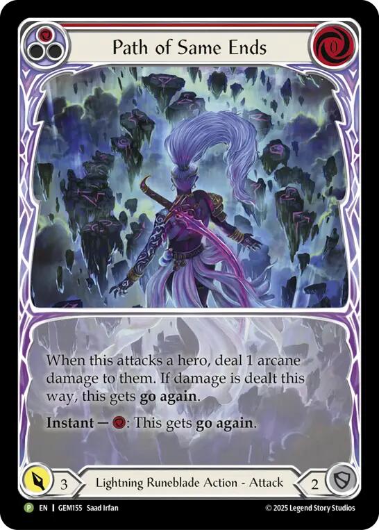 Path of Same Ends (Red) [GEM155] (Gem Pack 5) | Card Citadel