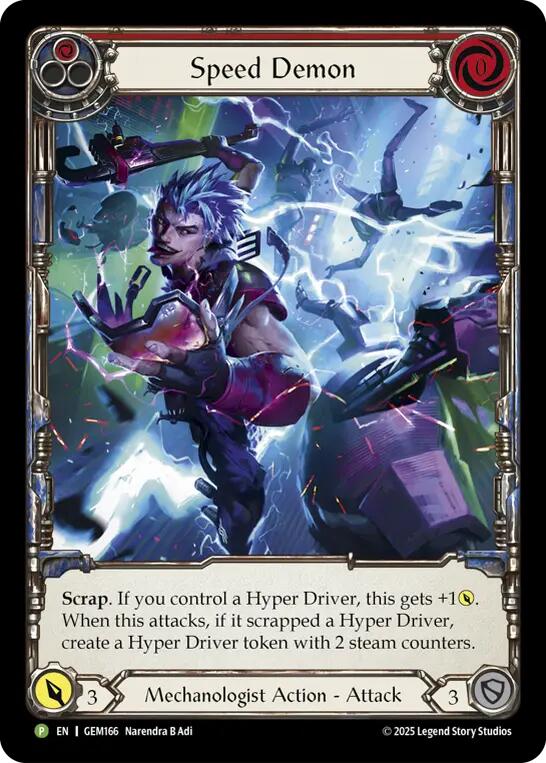 Speed Demon (Red) [GEM166] (Gem Pack 5) | Card Citadel