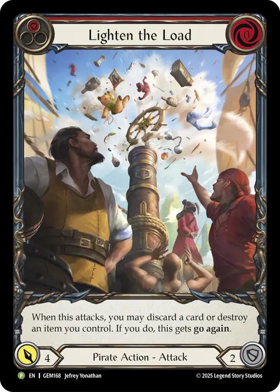 Lighten the Load (Red) [GEM168] (Gem Pack 5) | Card Citadel