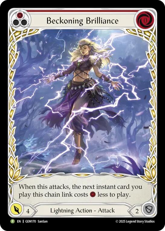 Beckoning Brilliance (Red) [GEM170] (Gem Pack 5) | Card Citadel