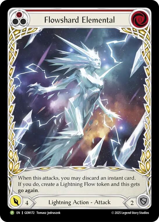 Flowshard Elemental (Red) [GEM172] (Gem Pack 5) | Card Citadel