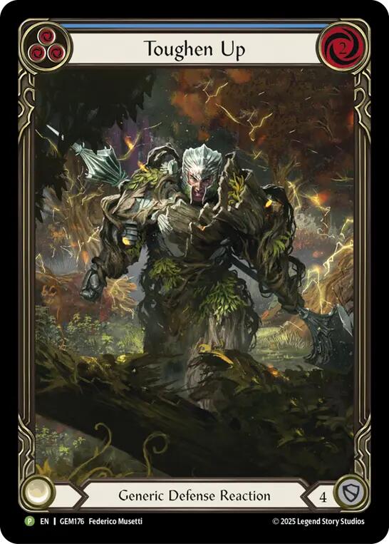 Toughen Up (Blue) [GEM176] (Gem Pack 5) | Card Citadel