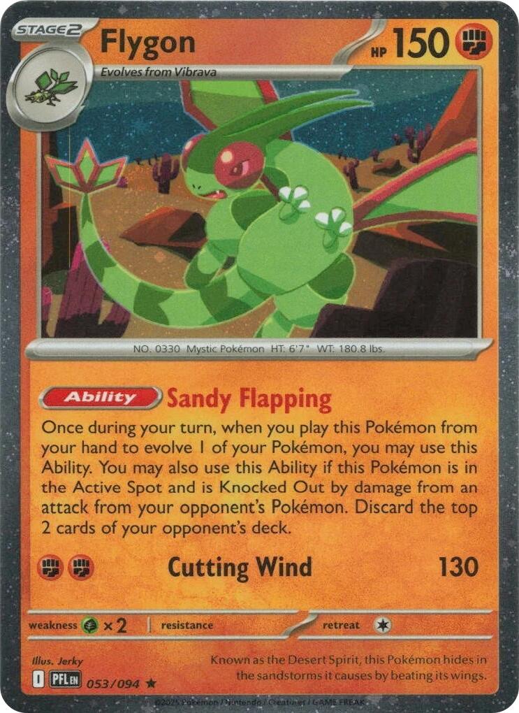 Flygon (053/094) (Cosmos Holo) [Mega Evolution: Phantasmal Flames] | Card Citadel