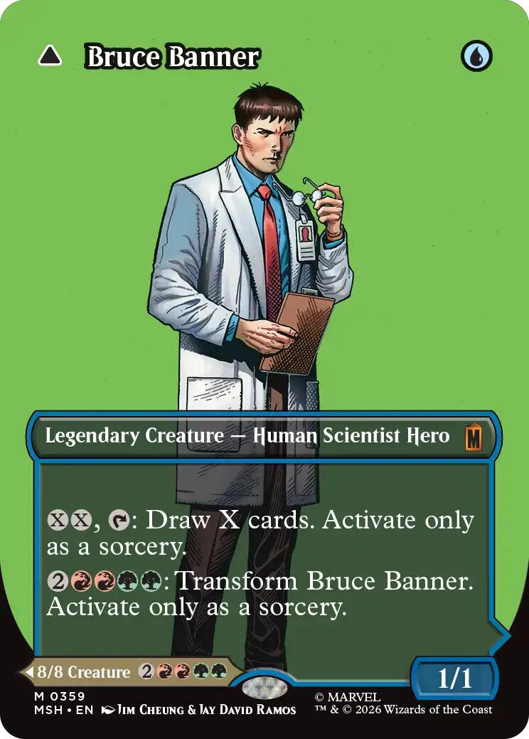 Bruce Banner (Borderless) (0359) [Marvel Super Heroes] | Card Citadel