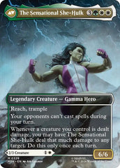 Jennifer Walters // The Sensational She-Hulk (Borderless) (0328) [Marvel Super Heroes] | Card Citadel
