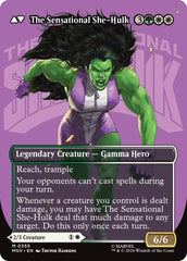 Jennifer Walters // The Sensational She-Hulk (Borderless) (0355) [Marvel Super Heroes] | Card Citadel