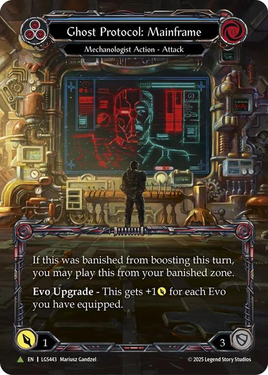 Ghost Protocol: Mainframe (Marvel) [LGS443] (Promo)  Cold Foil | Card Citadel