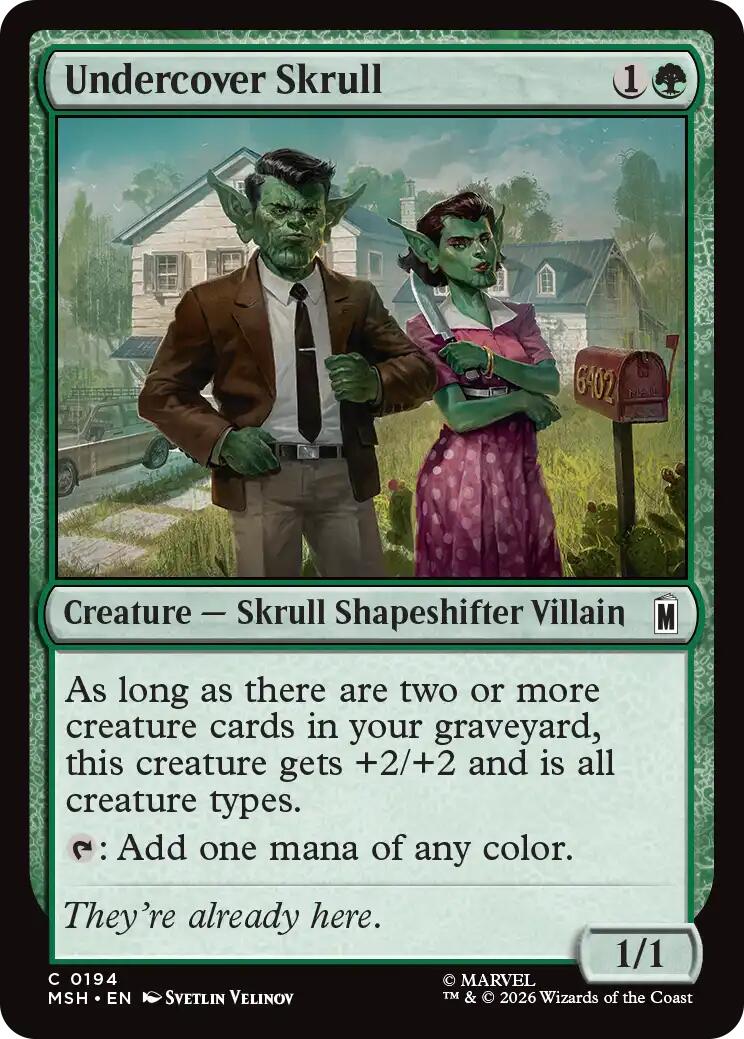 Undercover Skull [Marvel Super Heroes] | Card Citadel
