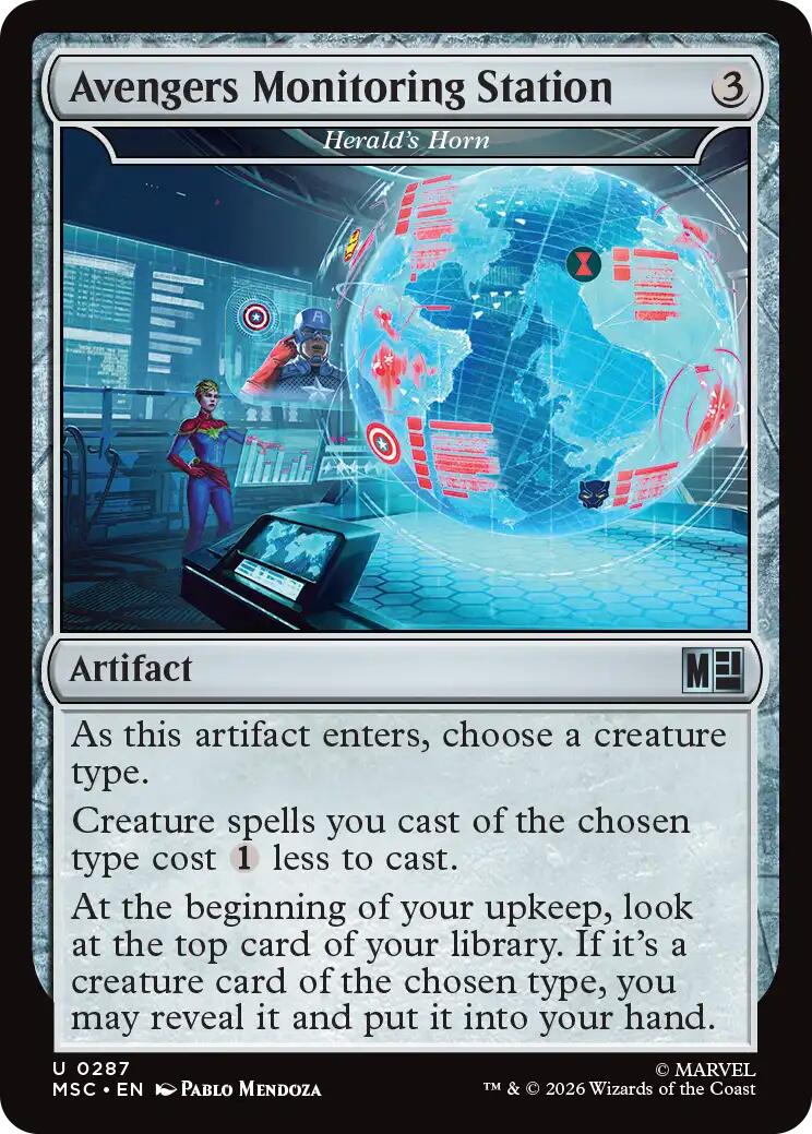 Avengers Monitoring Station - Herald's Horn [Marvel Super Heroes Commander] | Card Citadel