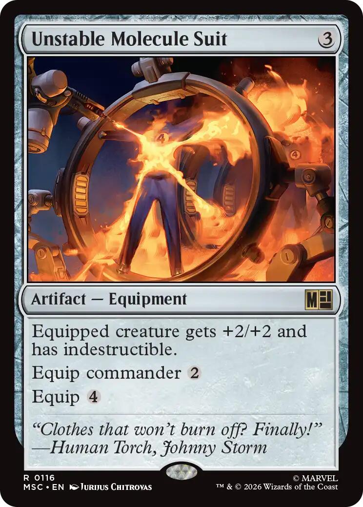 Unstable Molecule Suit [Marvel Super Heroes Commander] | Card Citadel