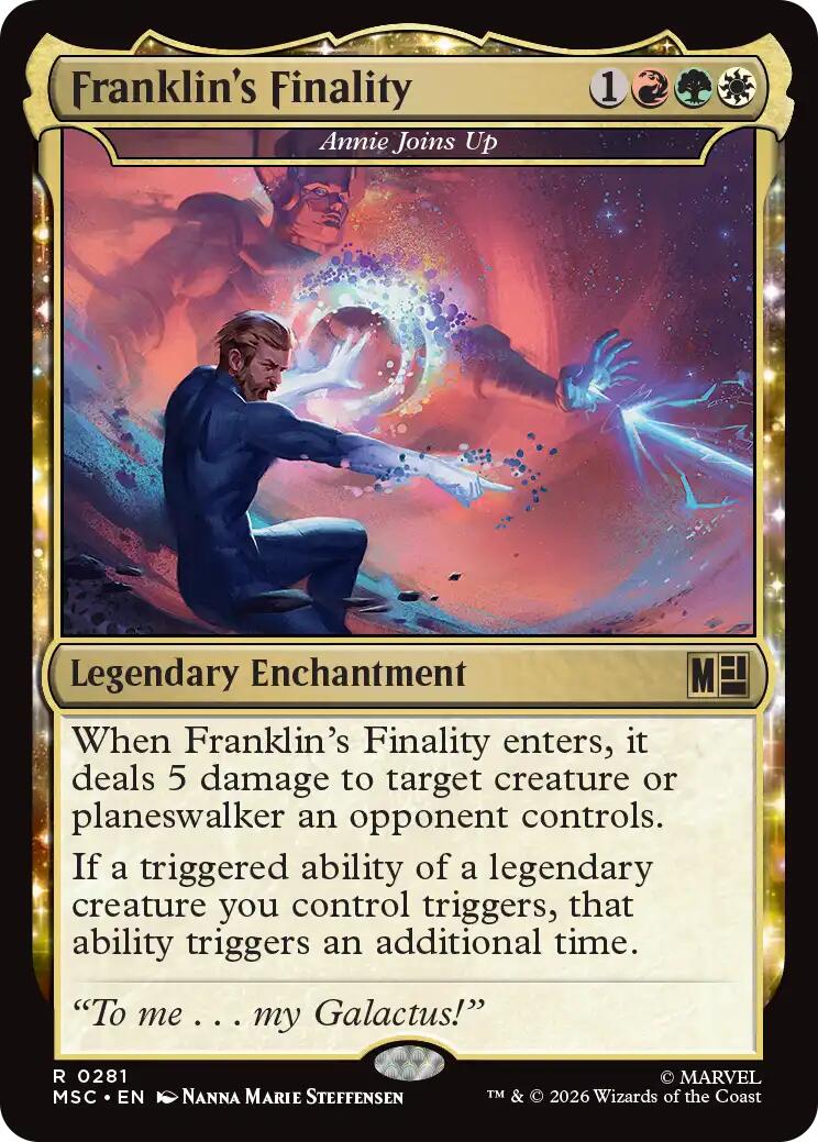 Franklin's Finality - Annie Joins Up [Marvel Super Heroes Commander] | Card Citadel