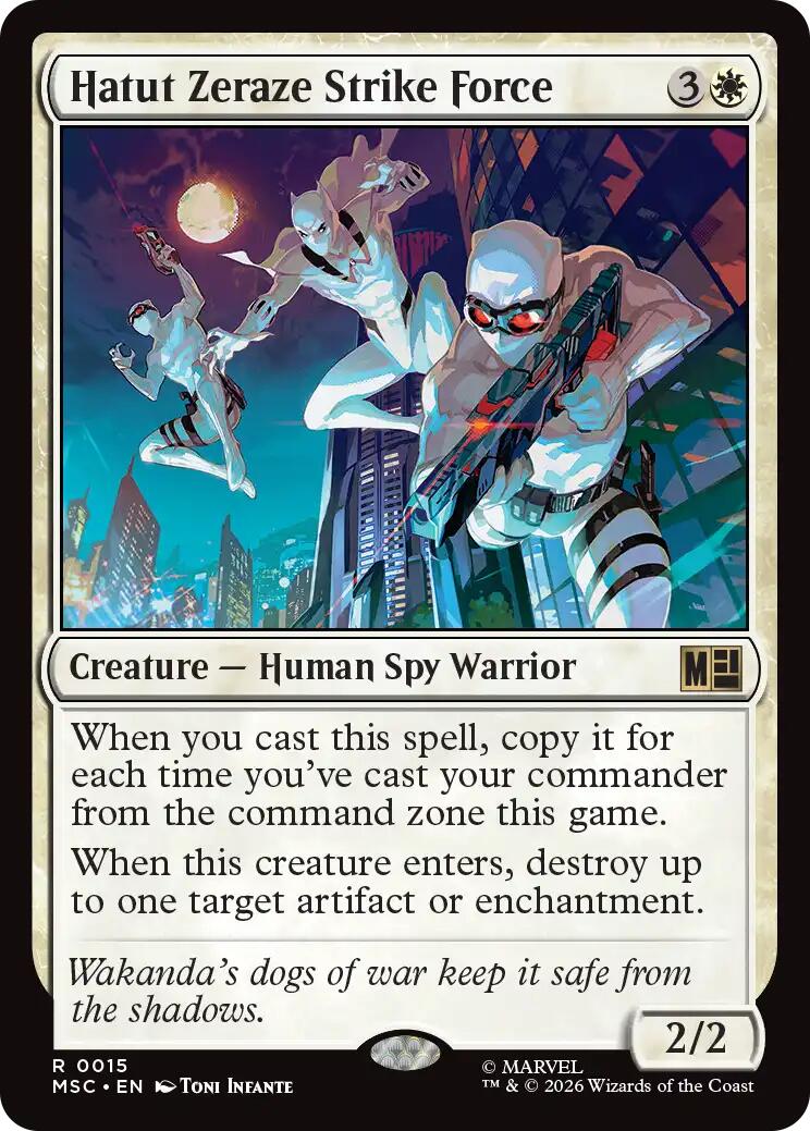 Hatut Zeraze Strike Force (Surge Foil) [Marvel Super Heroes Commander] | Card Citadel