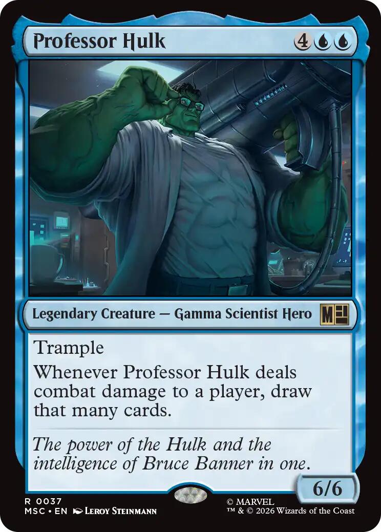 Professor Hulk (Surge Foil) [Marvel Super Heroes Commander] | Card Citadel