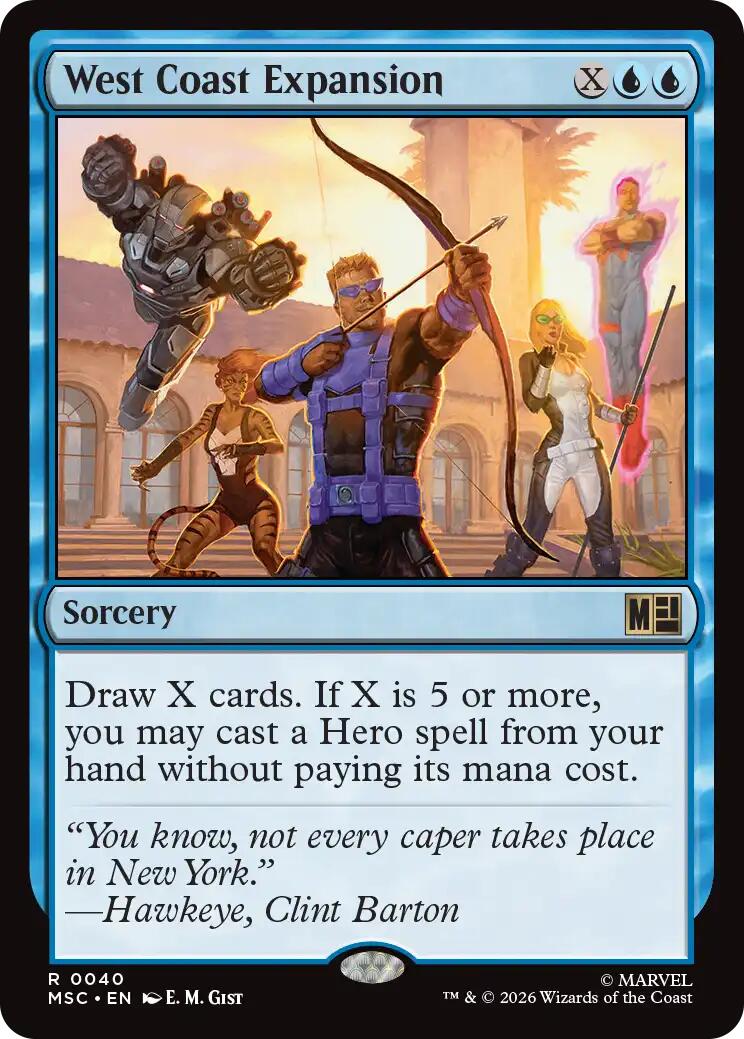 West Coast Expansion (Surge Foil) [Marvel Super Heroes Commander] | Card Citadel