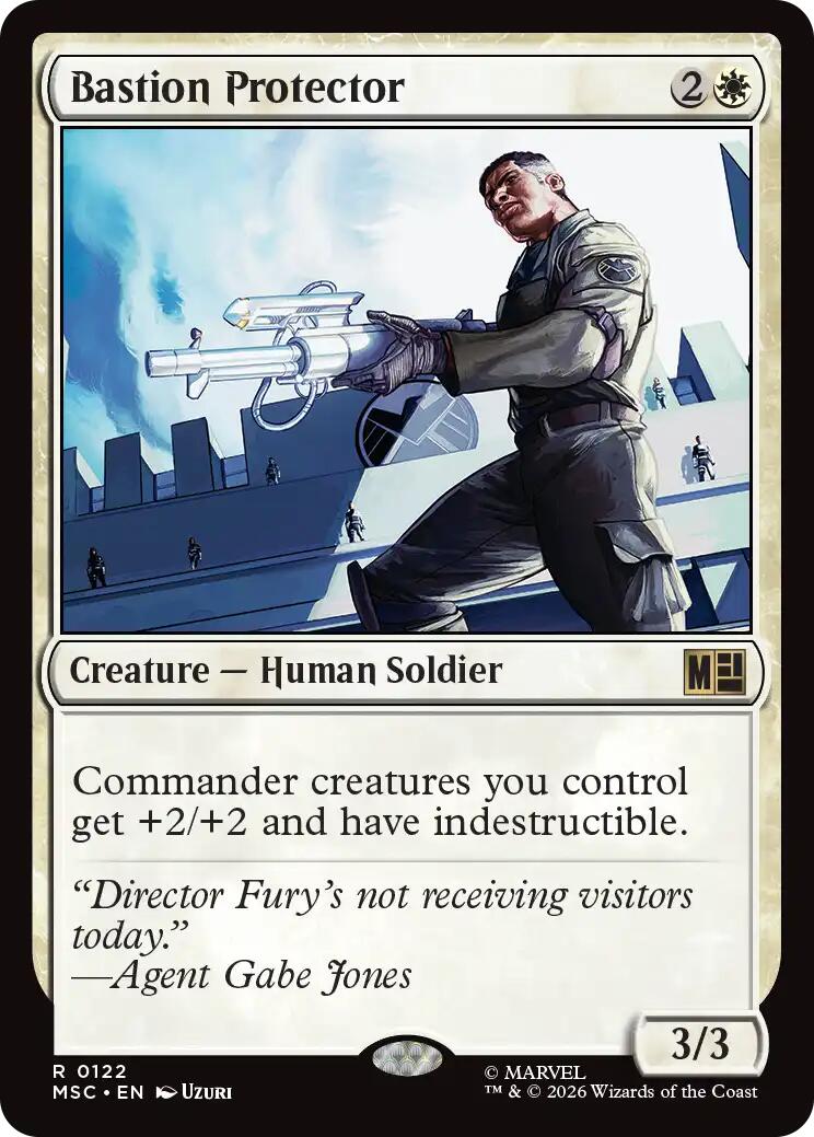 Bastion Protector (Surge Foil) [Marvel Super Heroes Commander] | Card Citadel