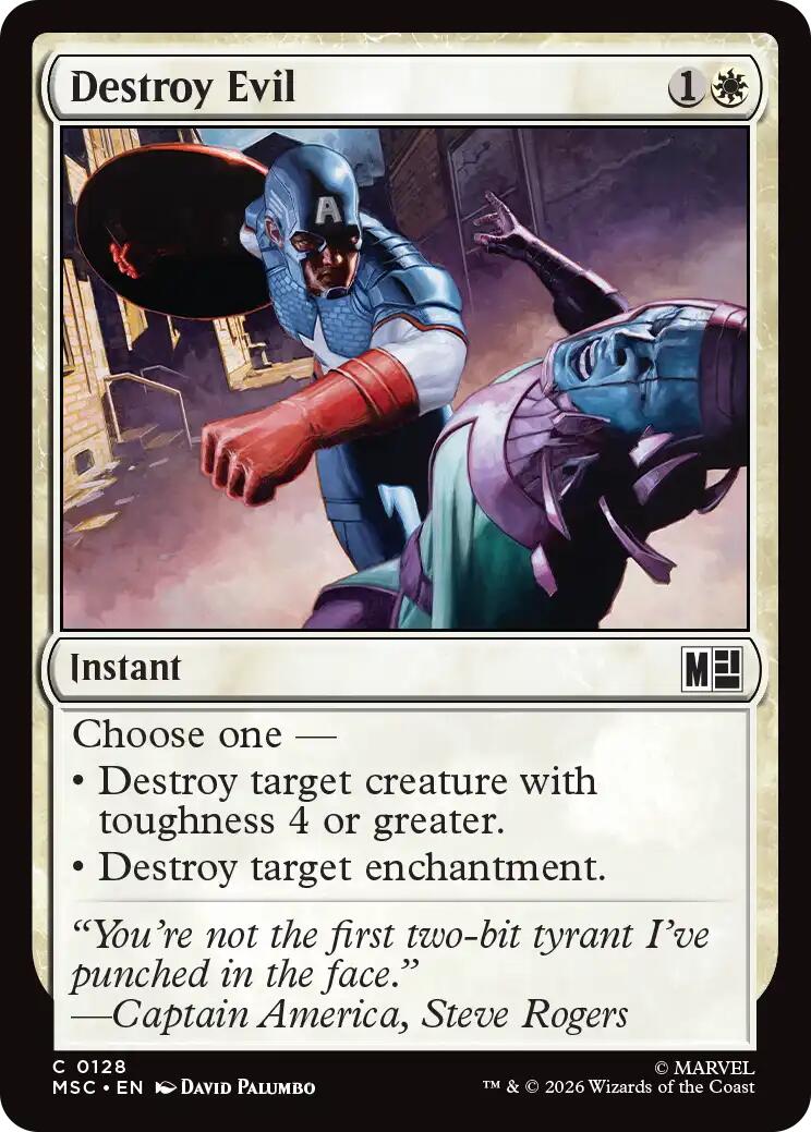 Destroy Evil (Surge Foil) [Marvel Super Heroes Commander] | Card Citadel