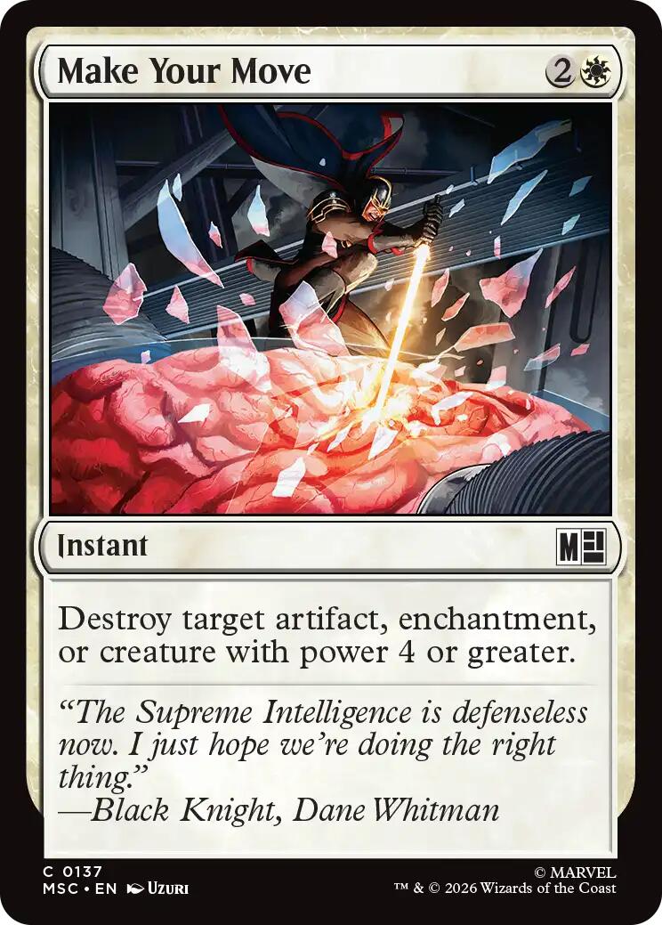 Make Your Move (Surge Foil) [Marvel Super Heroes Commander] | Card Citadel