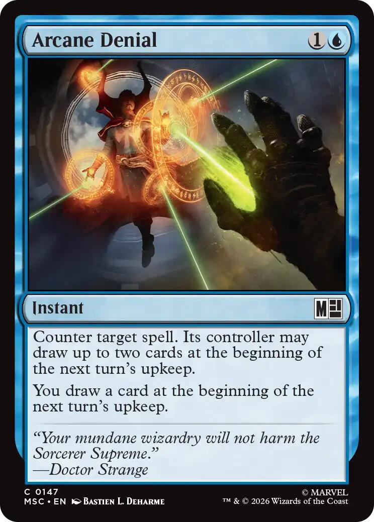 Arcane Denial (Surge Foil) [Marvel Super Heroes Commander] | Card Citadel