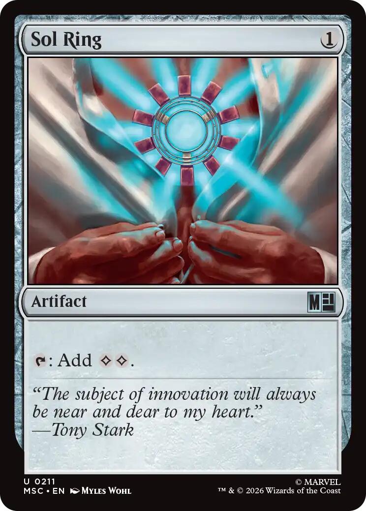 Sol Ring (0211) (Surge Foil) [Marvel Super Heroes Commander] | Card Citadel
