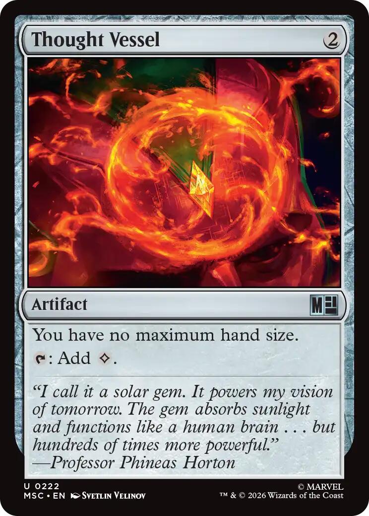 Thought Vessel (Surge Foil) [Marvel Super Heroes Commander] | Card Citadel
