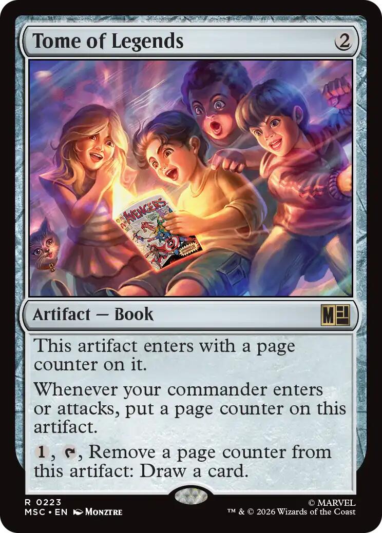 Tome of Legends (Surge Foil) [Marvel Super Heroes Commander] | Card Citadel