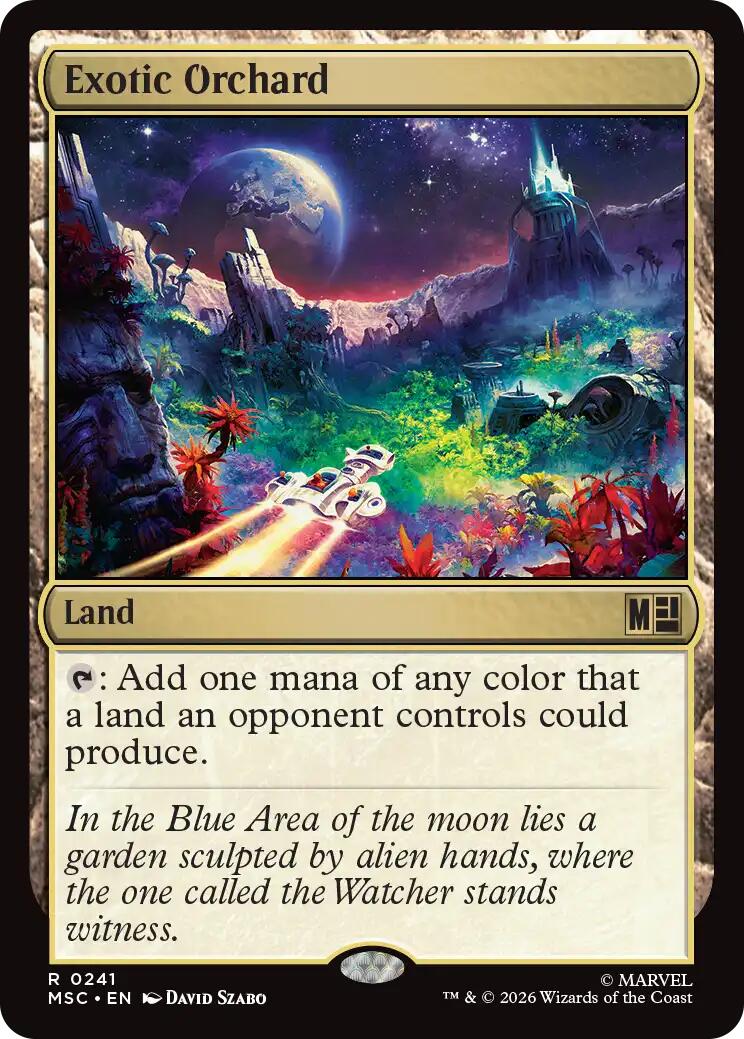 Exotic Orchard (Surge Foil) [Marvel Super Heroes Commander] | Card Citadel