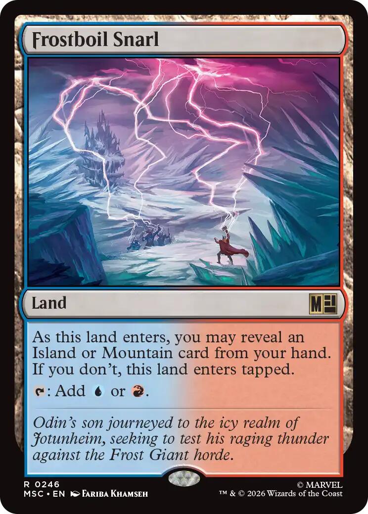 Frostboil Snarl (Surge Foil) [Marvel Super Heroes Commander] | Card Citadel