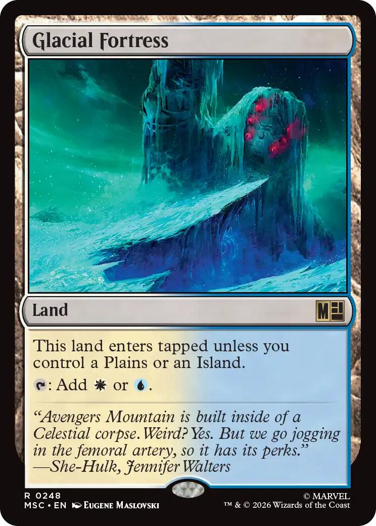 Glacial Fortress (Surge Foil) [Marvel Super Heroes Commander] | Card Citadel