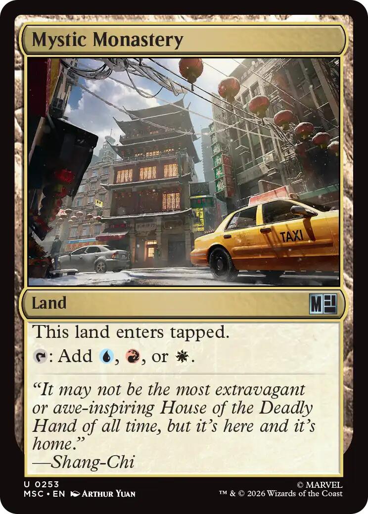 Mystic Monastery (Surge Foil) [Marvel Super Heroes Commander] | Card Citadel