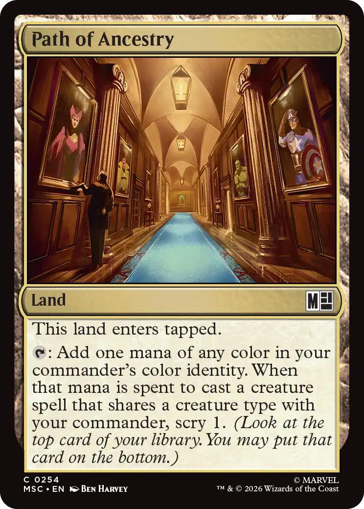 Path of Ancestry (Surge Foil) [Marvel Super Heroes Commander] | Card Citadel