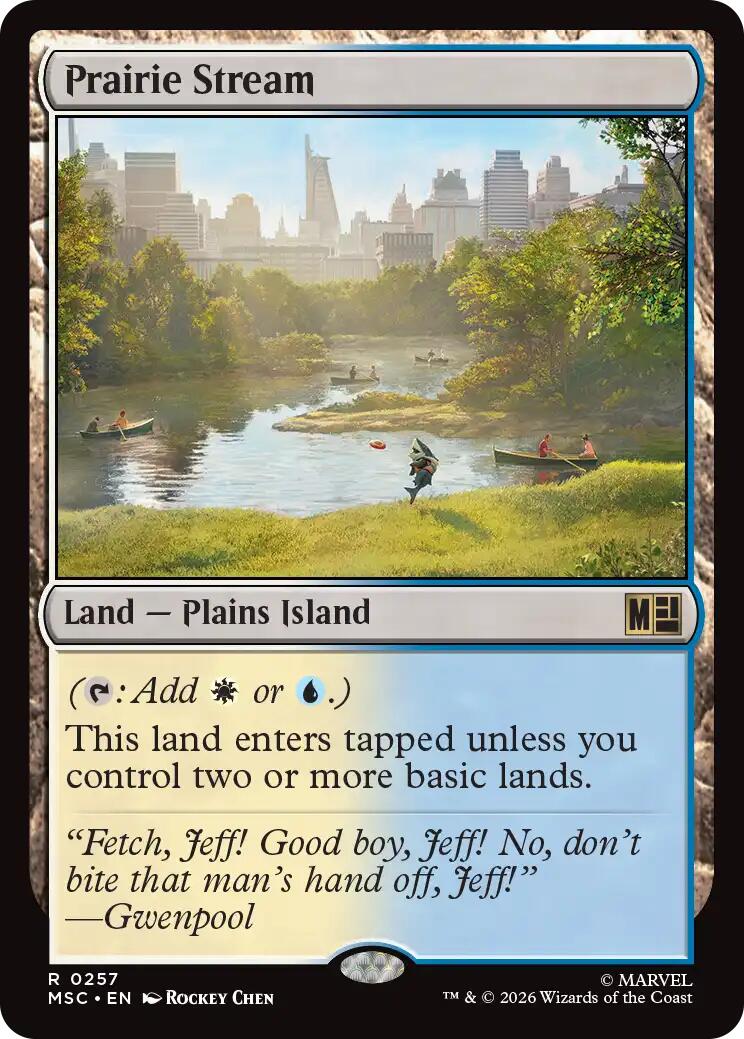 Prairie Stream (Surge Foil) [Marvel Super Heroes Commander] | Card Citadel