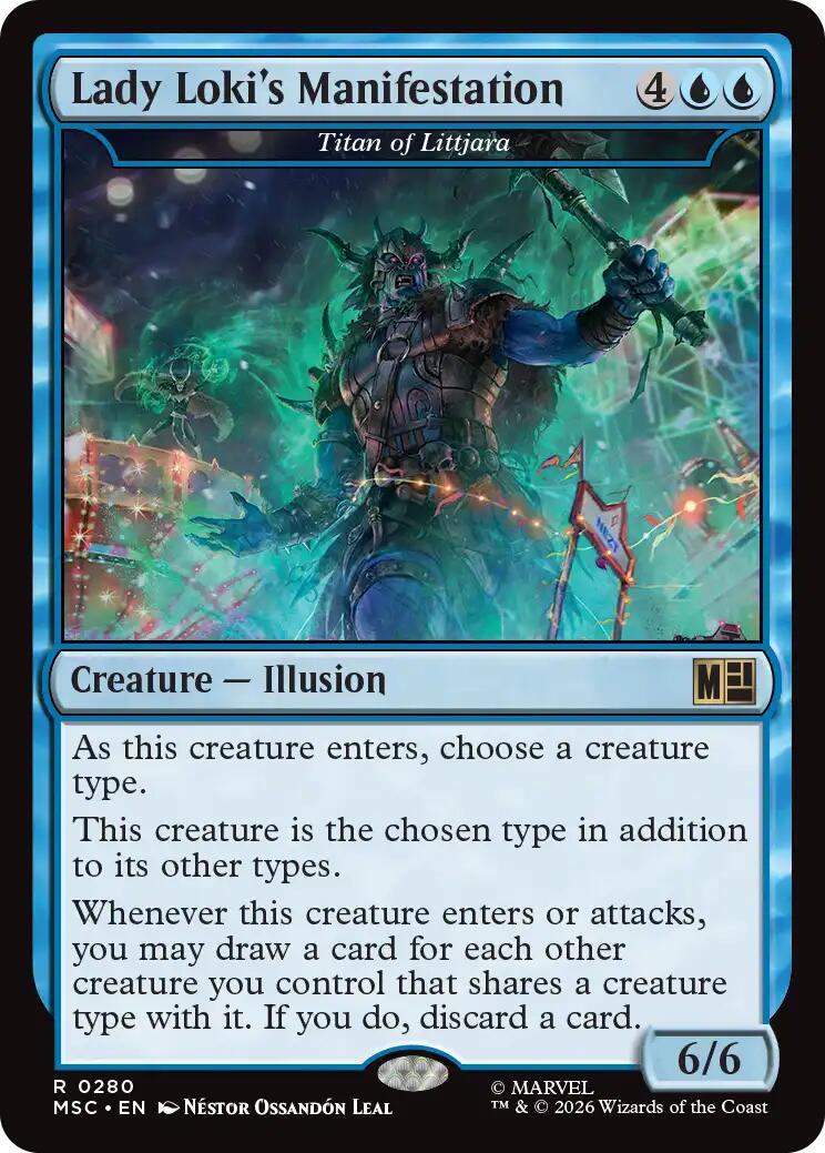 Lady Loki's Manifestation - Titan of Littjara (Surge Foil) [Marvel Super Heroes Commander] | Card Citadel