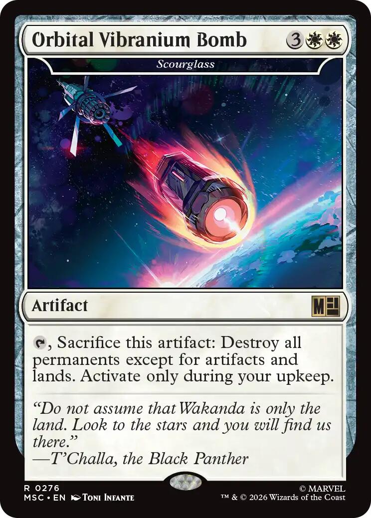 Orbital Vibranium Bomb - Scourglass [Marvel Super Heroes Commander] | Card Citadel