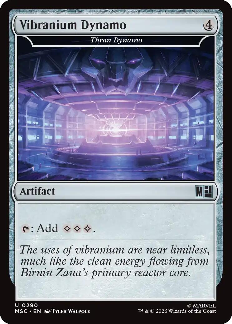 Vibranium Dynamo - Thran Dynamo (Surge Foil) [Marvel Super Heroes Commander] | Card Citadel