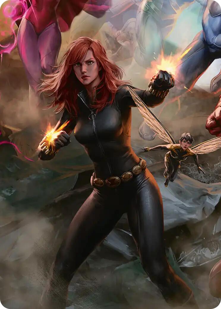 Black Widow, Intel Expert Art Card [Marvel Super Heroes Art Series] | Card Citadel
