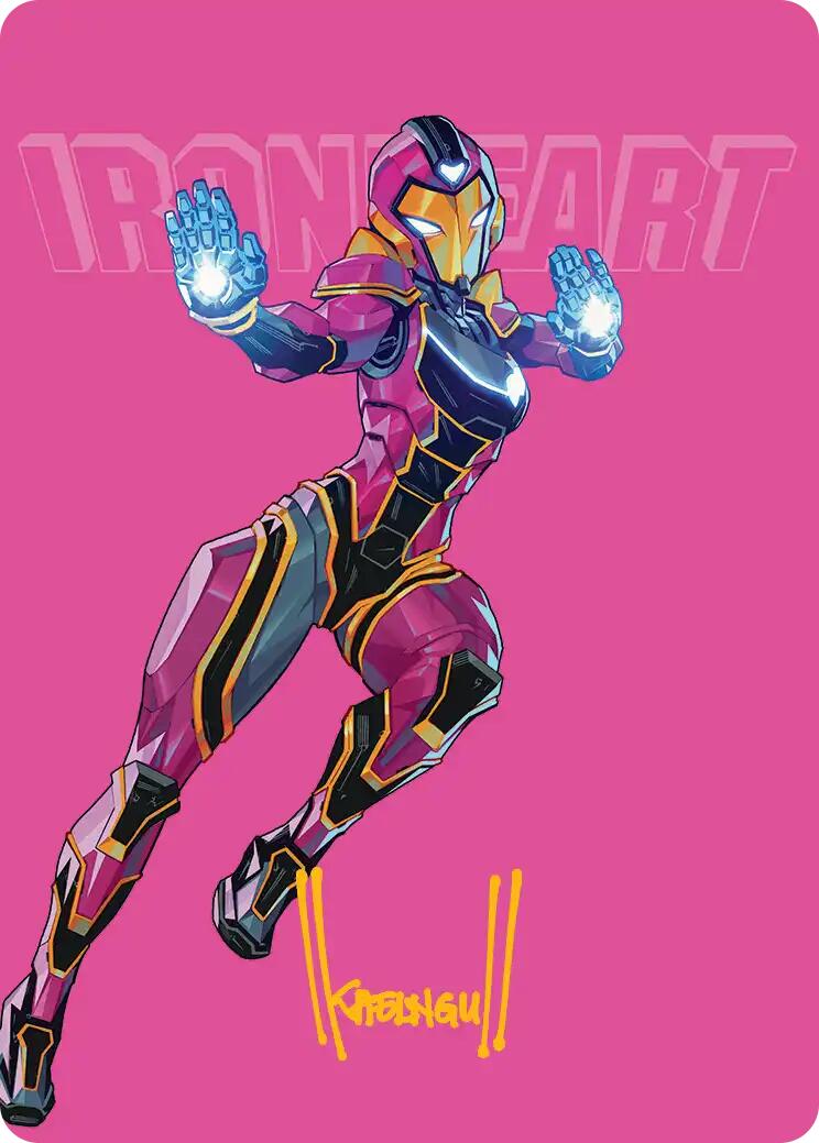 Ironheart, Clever Champion Art Card (Gold-Stamped Signature) [Marvel Super Heroes Art Series] | Card Citadel