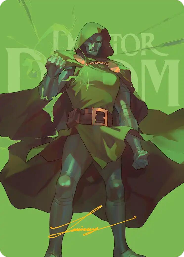 Doctor Doom Art Card (Gold-Stamped Signature) [Marvel Super Heroes Art Series] | Card Citadel