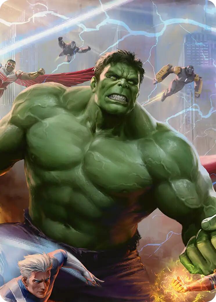Hulk, Always Angry Art Card [Marvel Super Heroes Art Series] | Card Citadel