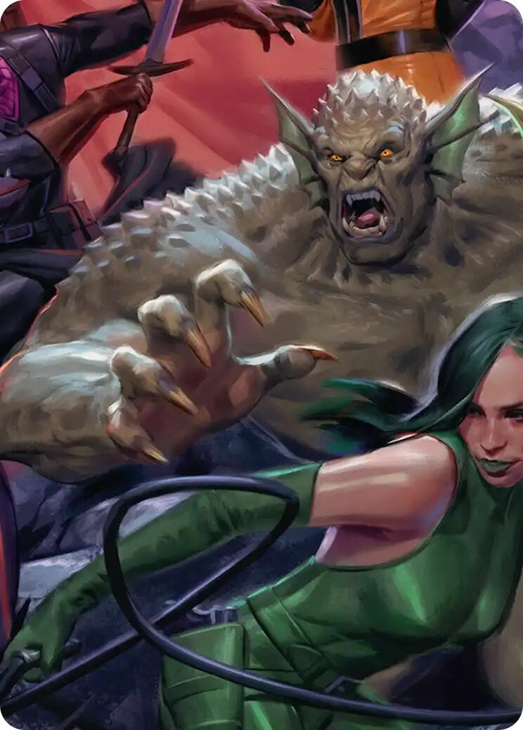 Abomination, Irradiated Brute Art Card [Marvel Super Heroes Art Series] | Card Citadel