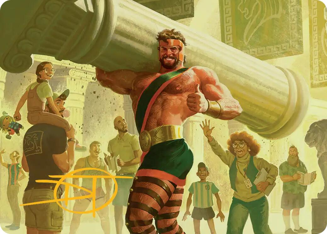 Hercules, Prince of Power Art Card (Gold-Stamped Signature) [Marvel Super Heroes Art Series] | Card Citadel
