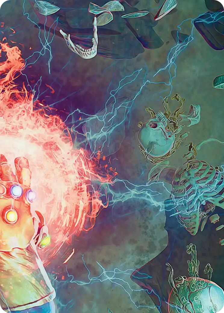 Thanos, the Mad Titan Art Card (3/9) [Marvel Super Heroes Art Series] | Card Citadel