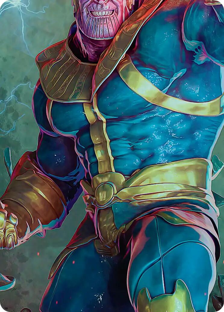 Thanos, the Mad Titan Art Card (5/9) [Marvel Super Heroes Art Series] | Card Citadel
