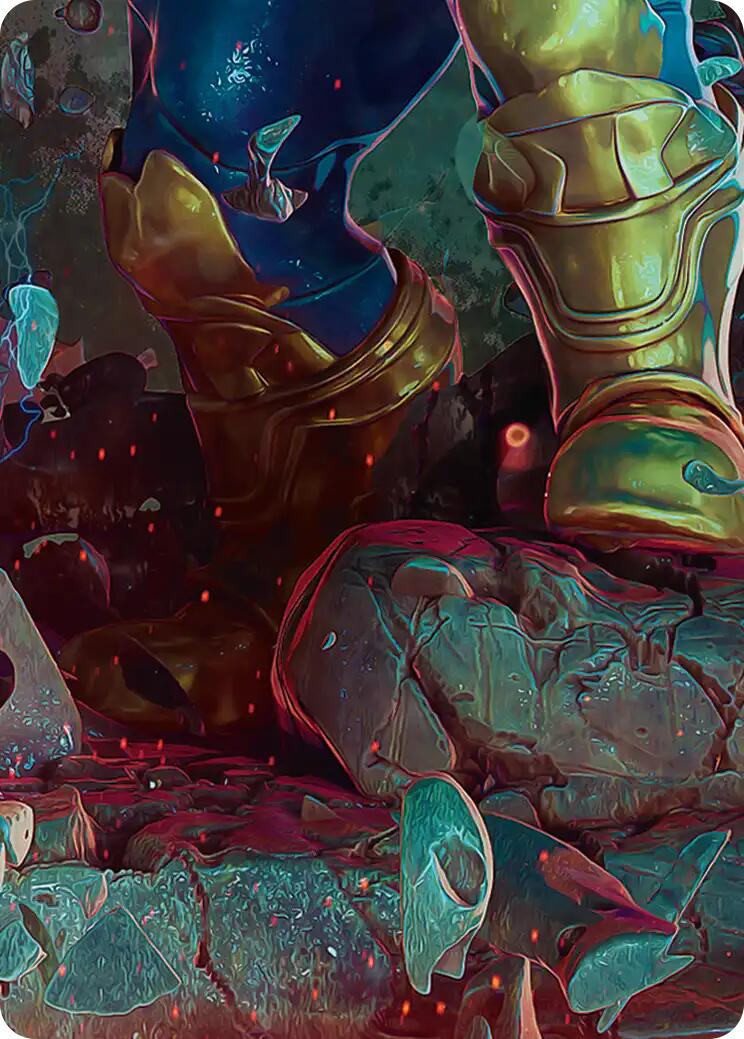 Thanos, the Mad Titan Art Card (8/9) [Marvel Super Heroes Art Series] | Card Citadel