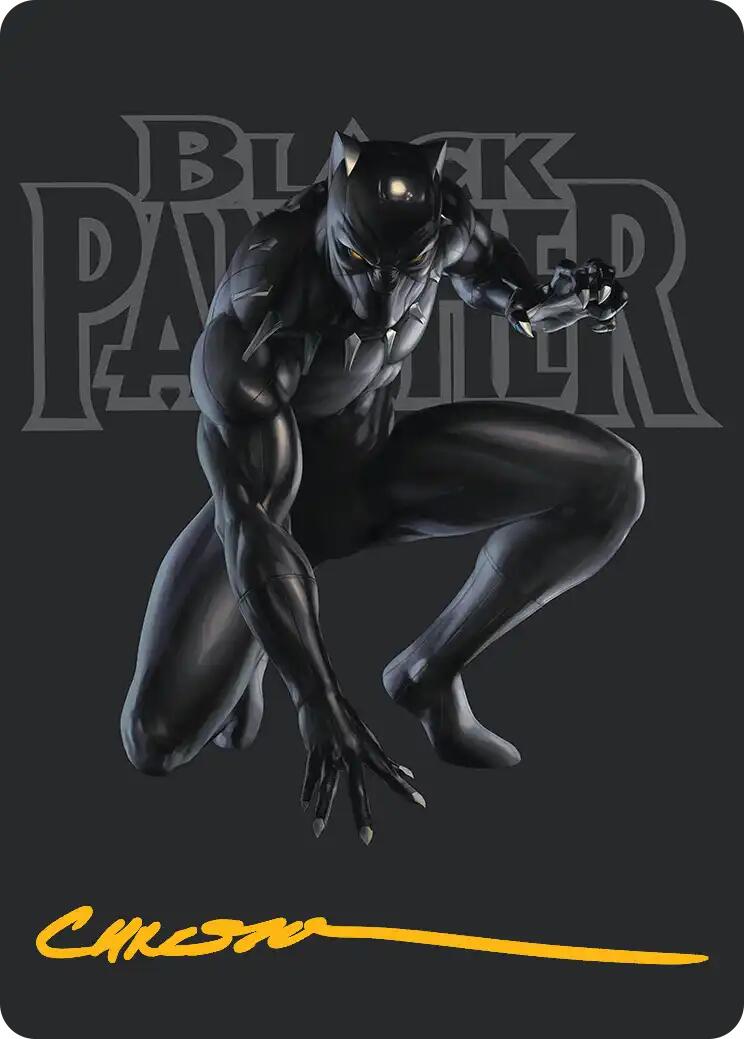 Black Panther, Hope Enduring Art Card (Gold-Stamped Signature) [Marvel Super Heroes Art Series] | Card Citadel