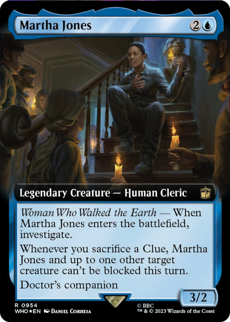 Martha Jones (Extended Art) (Surge Foil) [Doctor Who] | Card Citadel