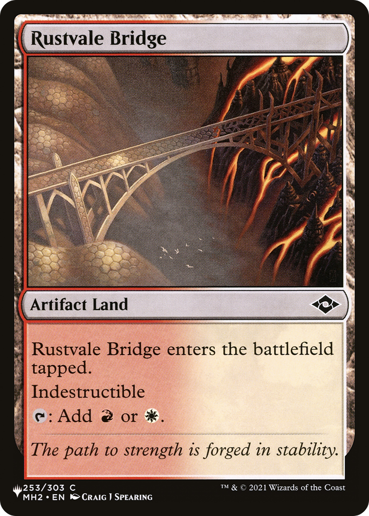 Rustvale Bridge [The List] | Card Citadel